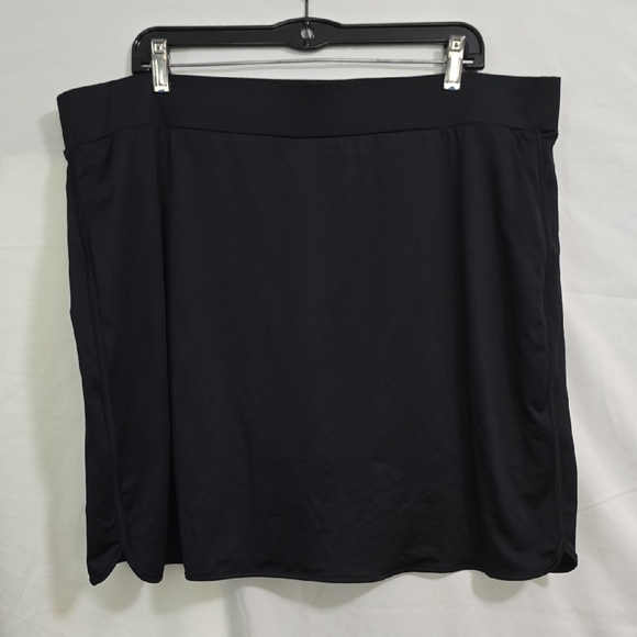 J. Crew Pants - J Crew Women's 2X Black Athletic Skort Elastic Waist Plus Size